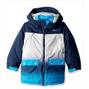 Big Chill Freestyle Boys Board Jacket with  Hood Zipper closure Color Block